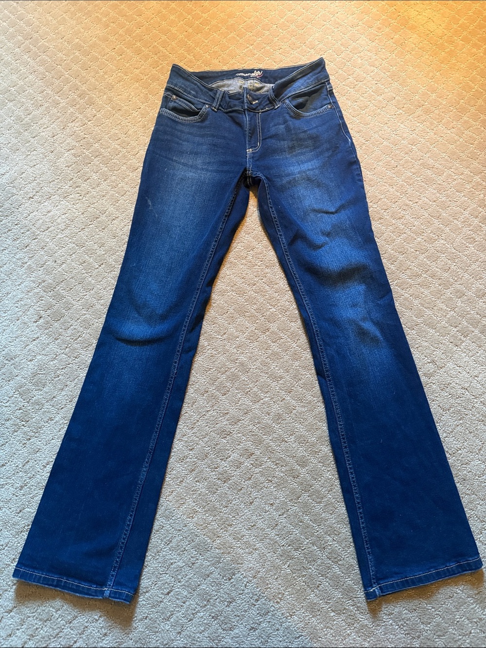 Wrangler Women's Dark Blue Bootcut Jeans
